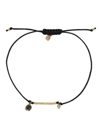 Sydney Evan 14-karat Gold, Cord And Diamond Bracelet | Thumbnail 1 Sydney Evan 14-karat Gold, Cord And Diamond Bracelet | Thumbnail 1