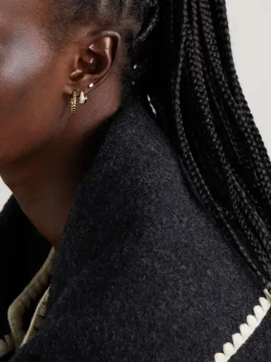 Jennifer Meyer Small Heart 18-karat Gold Hoop Earrings | Thumbnail 4 Jennifer Meyer Small Heart 18-karat Gold Hoop Earrings | Thumbnail 4
