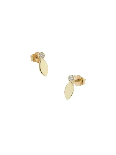 Jennifer Meyer 18-karat Gold And Diamond Earrings | Thumbnail 1 Jennifer Meyer 18-karat Gold And Diamond Earrings | Thumbnail 1