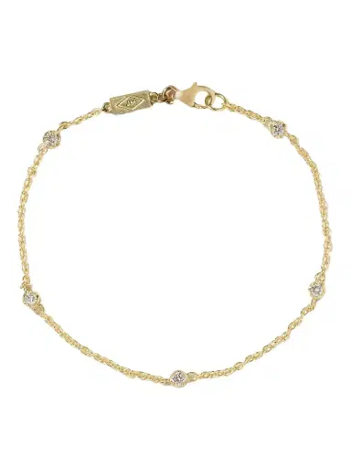 Jennifer Meyer 18-karat Gold Diamond Bracelet | Thumbnail 1 Jennifer Meyer 18-karat Gold Diamond Bracelet | Thumbnail 1