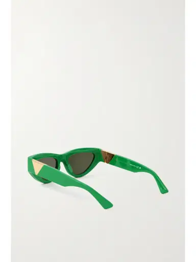 Bottega Veneta Eyewear Triangle Cat-eye Acetate Sunglasses | Thumbnail 3