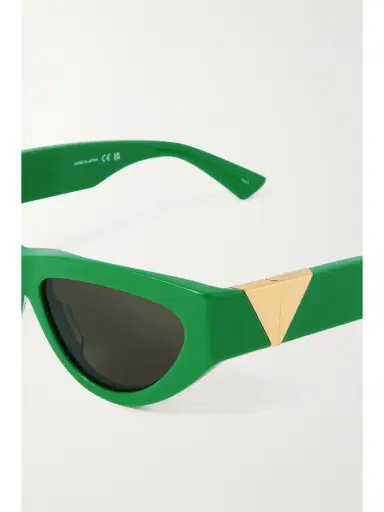 Bottega Veneta Eyewear Triangle Cat-eye Acetate Sunglasses | Thumbnail 4