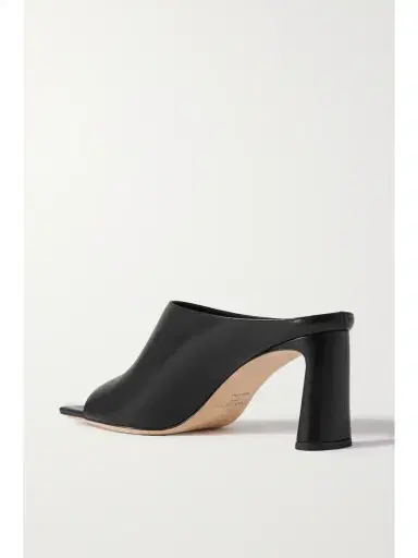 Jimmy Choo Kinley 75 Logo-embellished Leather Mules | Thumbnail 3