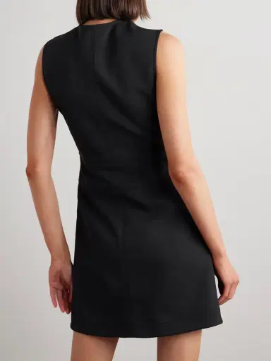 Moncler Cotton-blend Jersey Mini Dress | Thumbnail 4