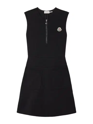 Moncler Cotton-blend Jersey Mini Dress | Thumbnail 1