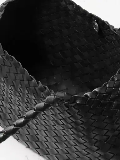Dragon Diffusion Santa Croce Big Woven Leather Tote | Thumbnail 5