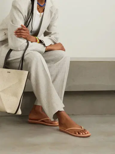 Ancient Greek Sandals Saionara Leather Flip Flops | Thumbnail 2 Ancient Greek Sandals Saionara Leather Flip Flops | Thumbnail 2