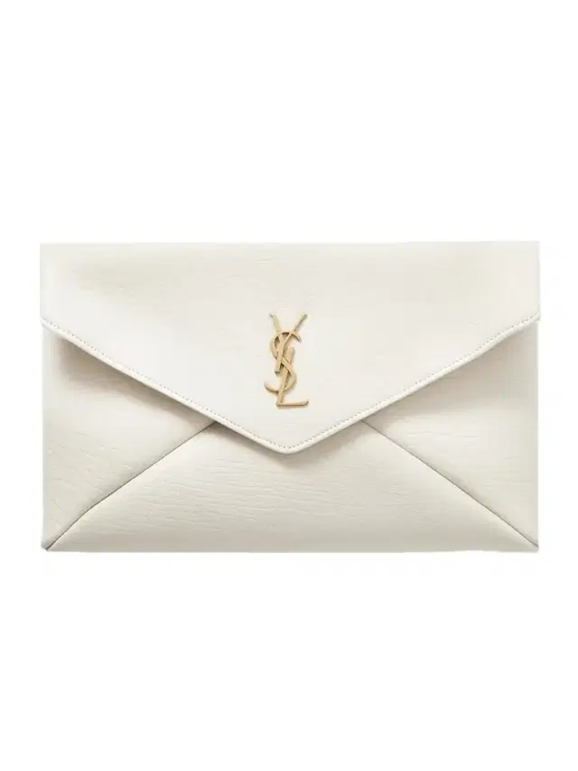 Cassandre Large Textured-leather Clutch