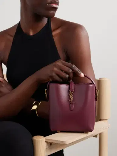Saint Laurent Le 37 Mini Leather Bucket Bag | Thumbnail 2 Saint Laurent Le 37 Mini Leather Bucket Bag | Thumbnail 2