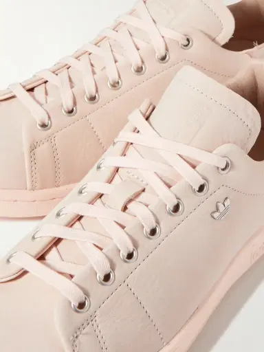 adidas Originals Stan Smith Lux Suede-trimmed Leather Sneakers | Thumbnail 4