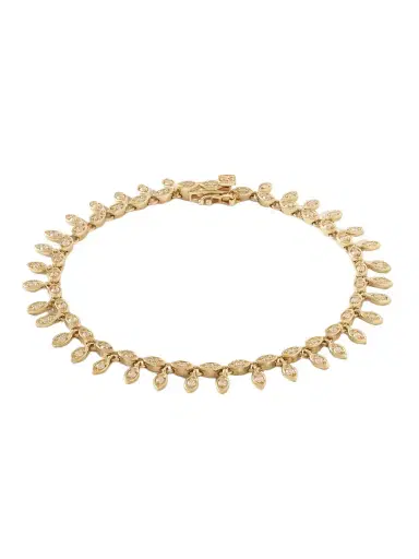 Sydney Evan Marquis Eye Eternity Fringe 14-karat Gold Diamond Bracelet | Thumbnail 1 Sydney Evan Marquis Eye Eternity Fringe 14-karat Gold Diamond Bracelet | Thumbnail 1