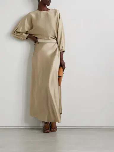 Loro Piana Button-detailed Silk-satin Top | Thumbnail 2 Loro Piana Button-detailed Silk-satin Top | Thumbnail 2