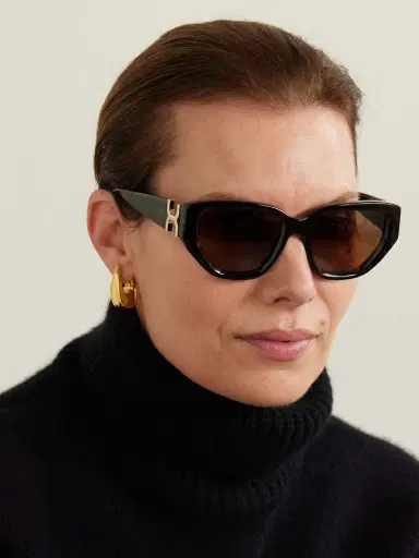 Chloé Cat-eye Tortoiseshell Acetate And Gold-tone Metal Sunglasses | Thumbnail 2