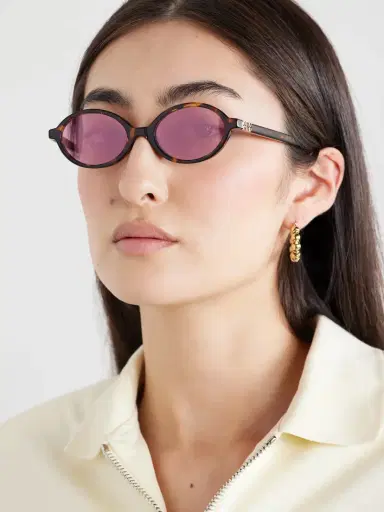 Miu Miu Eyewear Oval-frame Tortoiseshell Acetate Sunglasses | Thumbnail 2
