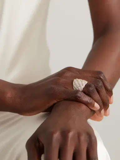 David Yurman Sculpted Cable 18-karat Gold Diamond Ring | Thumbnail 2