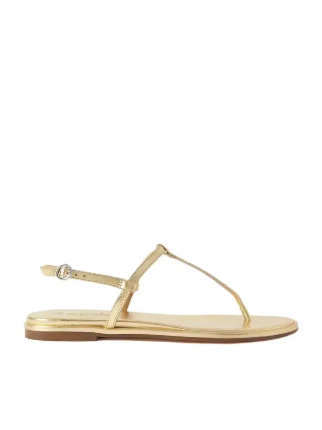 Nala Metallic Leather Sandals
