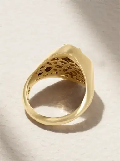 Suzanne Kalan 18-karat Gold Diamond Pinky Ring | Thumbnail 3 Suzanne Kalan 18-karat Gold Diamond Pinky Ring | Thumbnail 3
