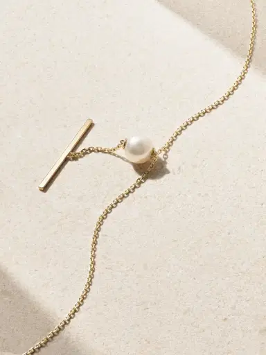 Mizuki 14-karat Gold Pearl Necklace | Thumbnail 3 Mizuki 14-karat Gold Pearl Necklace | Thumbnail 3