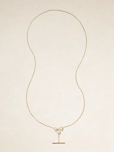 Mizuki 14-karat Gold Pearl Necklace | Thumbnail 4 Mizuki 14-karat Gold Pearl Necklace | Thumbnail 4