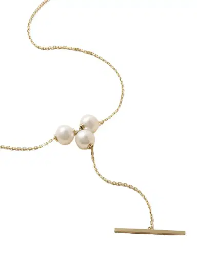 Mizuki 14-karat Gold Pearl Necklace | Thumbnail 1 Mizuki 14-karat Gold Pearl Necklace | Thumbnail 1