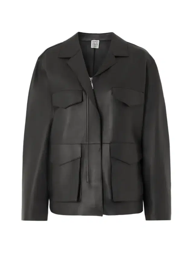 Army Leather Biker Jacket