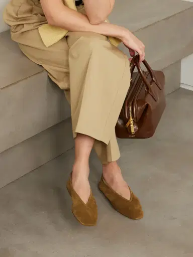 Le Monde Béryl Luna Suede Ballet Flats | Thumbnail 2