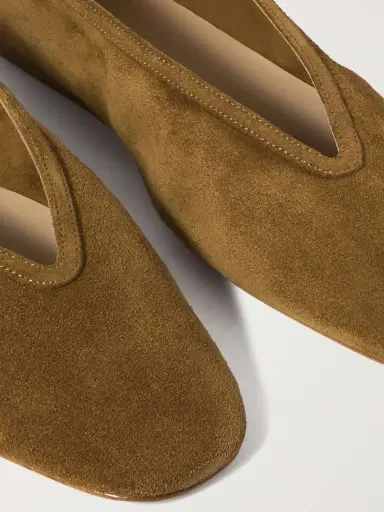 Le Monde Béryl Luna Suede Ballet Flats | Thumbnail 4