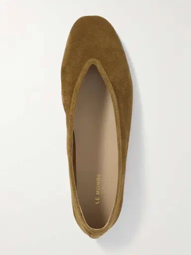Le Monde Béryl Luna Suede Ballet Flats | Thumbnail 5