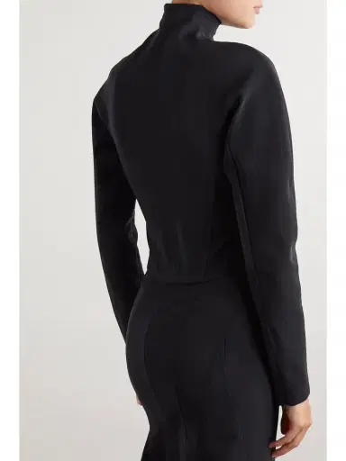 Alaïa Stretch-tulle Turtleneck Jacket | Thumbnail 4 Alaïa Stretch-tulle Turtleneck Jacket | Thumbnail 4