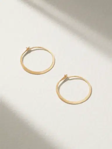 Melissa Joy Manning 14-karat Gold Hoop Earrings | Thumbnail 1 Melissa Joy Manning 14-karat Gold Hoop Earrings | Thumbnail 1