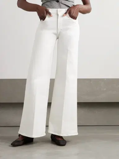 Mother + Net Sustain Twister Skimp Denim Mid-rise Flared Jeans | Thumbnail 3 Mother + Net Sustain Twister Skimp Denim Mid-rise Flared Jeans | Thumbnail 3