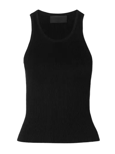 Nili Lotan Lottie Ribbed Silk Tank | Thumbnail 1 Nili Lotan Lottie Ribbed Silk Tank | Thumbnail 1