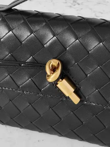 Bottega Veneta Andiamo Long Intrecciato Leather Clutch | Thumbnail 4
