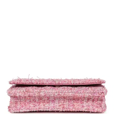 Chanel Chanel Classic Wallet On Chain Pink Multicolored Tweed Gold Hardware | Thumbnail 6