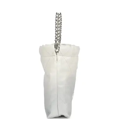 Chanel Chanel Mini 22 Hobo White and Silver Ombre Metallic Calfskin Silver Hardware | Thumbnail 3