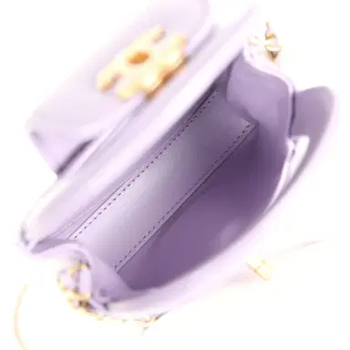Chanel Chanel Nano Kelly Shopper Light Purple Shiny Aged Calfskin Brushed Gold Hardware | Thumbnail 8 Chanel Chanel Nano Kelly Shopper Light Purple Shiny Aged Calfskin Brushed Gold Hardware | Thumbnail 8