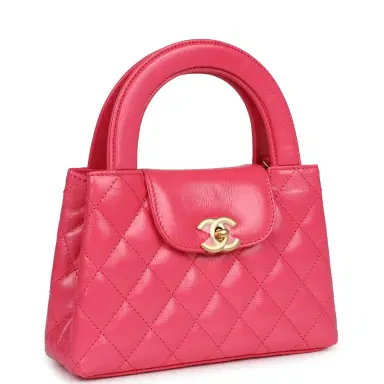 Chanel Chanel Small Kelly Shopper Dark Pink Shiny Aged Calfskin Brushed Gold Hardware | Thumbnail 2 Chanel Chanel Small Kelly Shopper Dark Pink Shiny Aged Calfskin Brushed Gold Hardware | Thumbnail 2