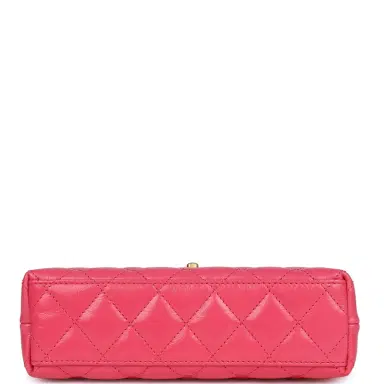 Chanel Chanel Small Kelly Shopper Dark Pink Shiny Aged Calfskin Brushed Gold Hardware | Thumbnail 6 Chanel Chanel Small Kelly Shopper Dark Pink Shiny Aged Calfskin Brushed Gold Hardware | Thumbnail 6