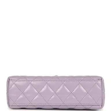 Chanel Chanel Small Kelly Shopper Light Purple Shiny Aged Calfskin Brushed Gold Hardware | Thumbnail 6 Chanel Chanel Small Kelly Shopper Light Purple Shiny Aged Calfskin Brushed Gold Hardware | Thumbnail 6