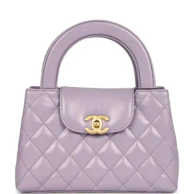 Chanel Chanel Small Kelly Shopper Light Purple Shiny Aged Calfskin Brushed Gold Hardware | Thumbnail 1 Chanel Chanel Small Kelly Shopper Light Purple Shiny Aged Calfskin Brushed Gold Hardware | Thumbnail 1