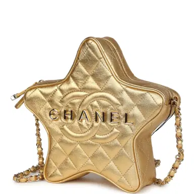 Chanel Chanel Star Bag Metallic Gold Lambskin Gold Hardware | Thumbnail 5 Chanel Chanel Star Bag Metallic Gold Lambskin Gold Hardware | Thumbnail 5