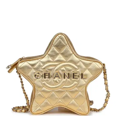 Chanel Chanel Star Bag Metallic Gold Lambskin Gold Hardware | Thumbnail 1 Chanel Chanel Star Bag Metallic Gold Lambskin Gold Hardware | Thumbnail 1