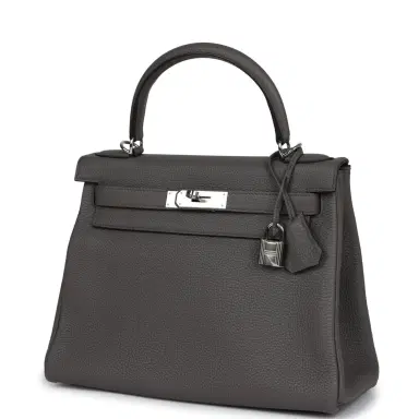 HERMÈS Hermes Kelly Retourne 28 Etain Togo Palladium Hardware | Thumbnail 5 HERMÈS Hermes Kelly Retourne 28 Etain Togo Palladium Hardware | Thumbnail 5
