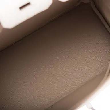 HERMÈS Hermes White Matte Niloticus Himalaya Crocodile Birkin 25cm | Thumbnail 8