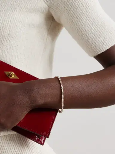 Suzanne Kalan 18-karat Rose Gold Diamond Tennis Bracelet | Thumbnail 2 Suzanne Kalan 18-karat Rose Gold Diamond Tennis Bracelet | Thumbnail 2