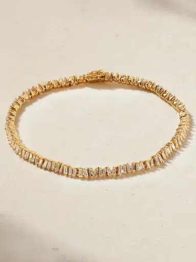 Suzanne Kalan 18-karat Rose Gold Diamond Tennis Bracelet | Thumbnail 1 Suzanne Kalan 18-karat Rose Gold Diamond Tennis Bracelet | Thumbnail 1