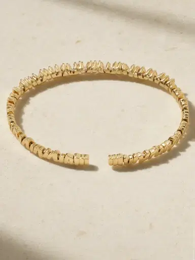Suzanne Kalan 18-karat Gold Diamond Cuff | Thumbnail 3 Suzanne Kalan 18-karat Gold Diamond Cuff | Thumbnail 3