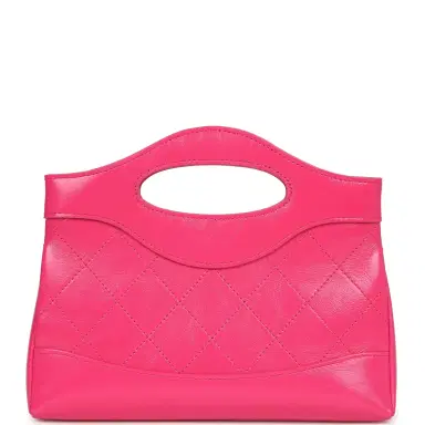 Chanel Pre-owned Chanel Nano 31 Shopper Hot Pink Shiny Aged Calfskin Gold Hardware | Thumbnail 4 Chanel Pre-owned Chanel Nano 31 Shopper Hot Pink Shiny Aged Calfskin Gold Hardware | Thumbnail 4