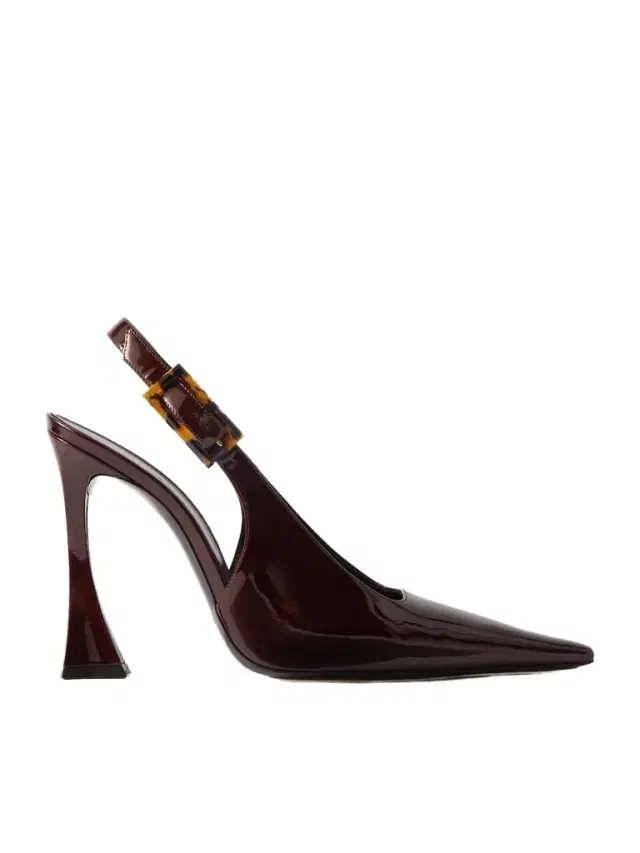 Dune Patent-leather Slingback Pumps