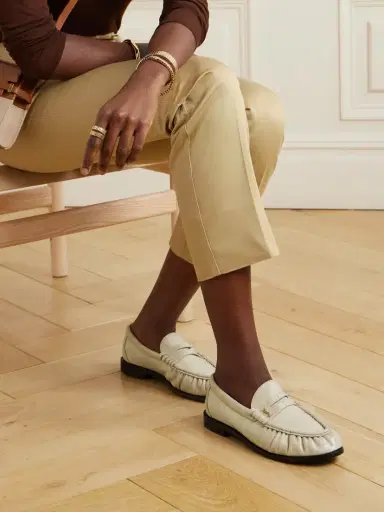 Saint Laurent Le Loafer Leather Loafers | Thumbnail 2